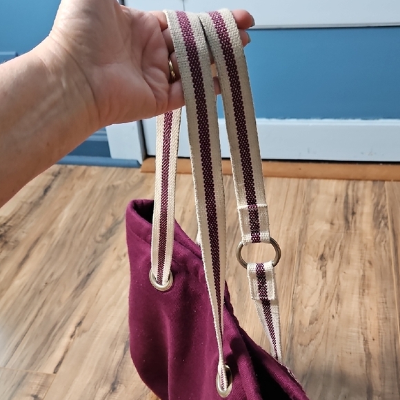 Vintage Victoria's Secret Pink Tote Bag - Purple Burgandy And Cream - Picture 13 of 15